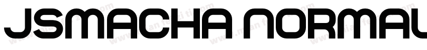 JSMacha Normal字体转换